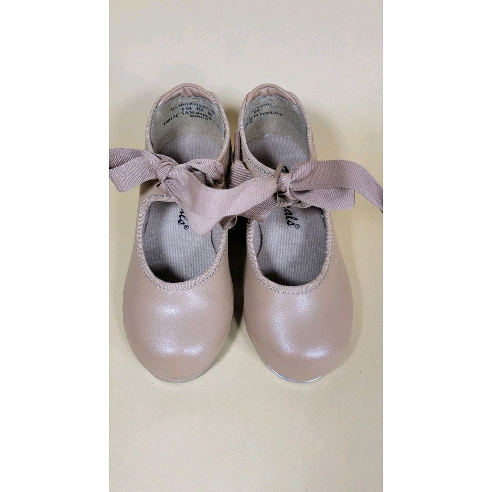 Tan Theatricals Tap Shoes Little Girls 8M